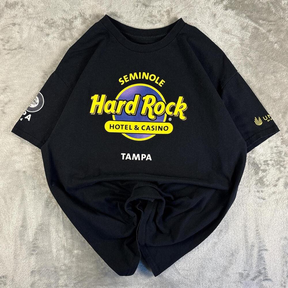 Hard Rock Cafe Seminole hotel casino shirt size large black